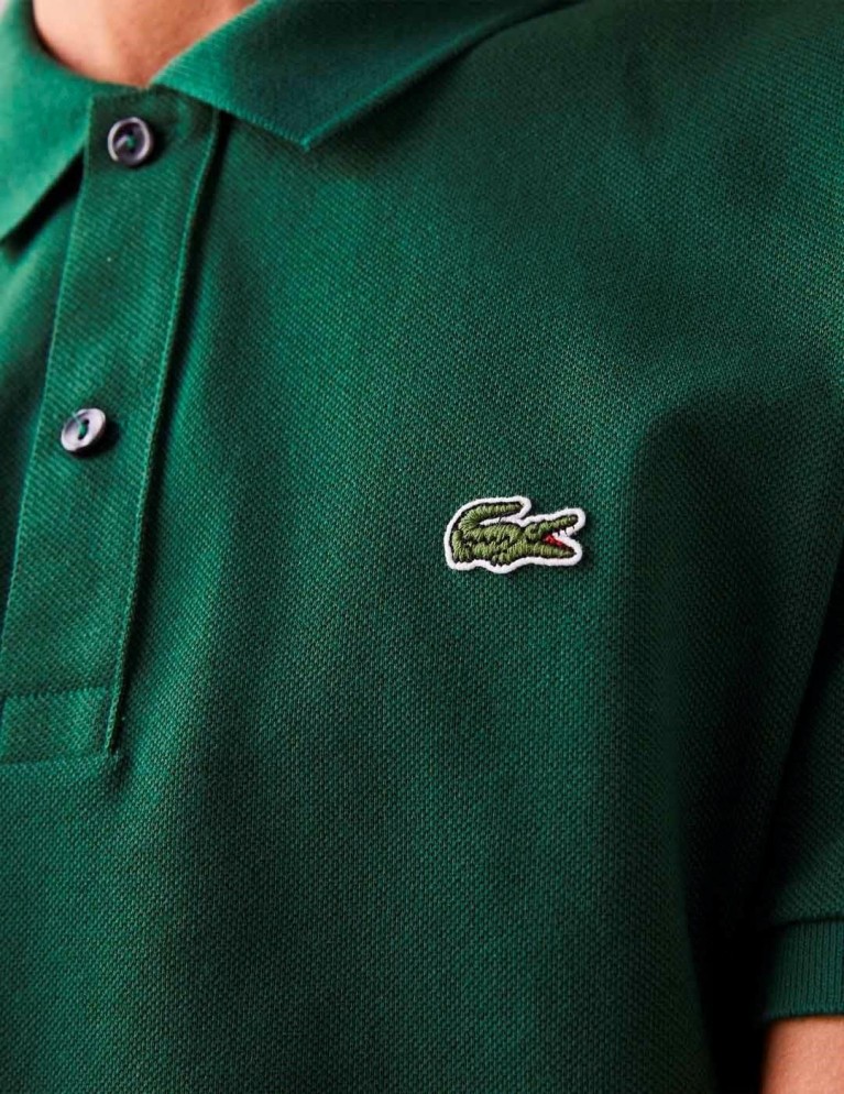 LASOSTE classico slim fit polo verde